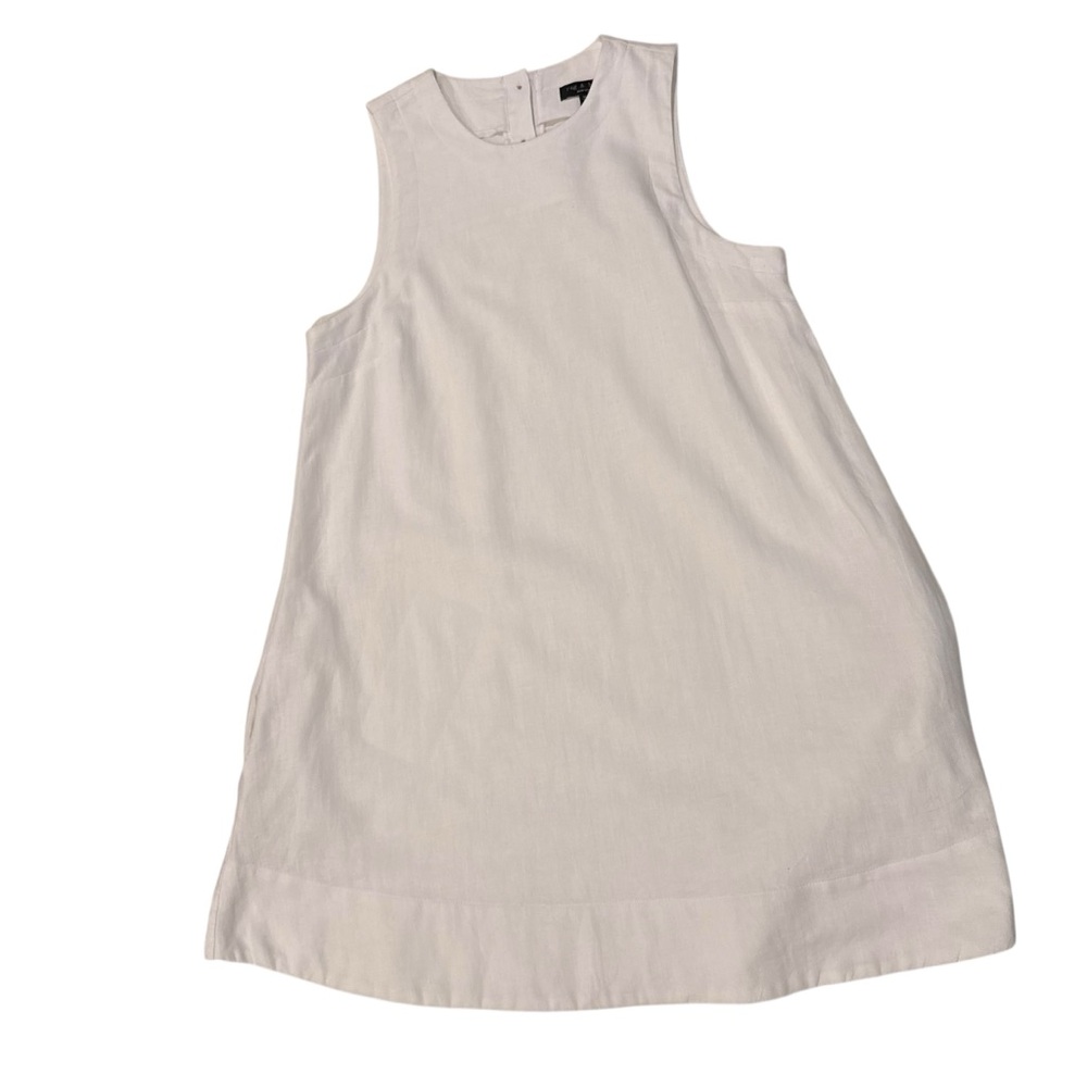 Rag & Bone Cream Sleeveless Mini Dress
